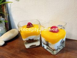 Mangový cheesecake do skleničky