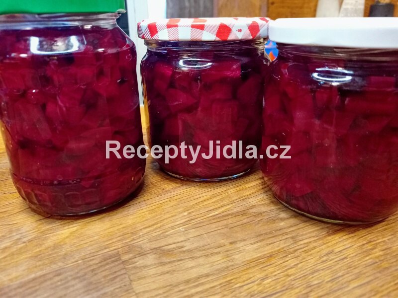 Sterilovaná červená řepa